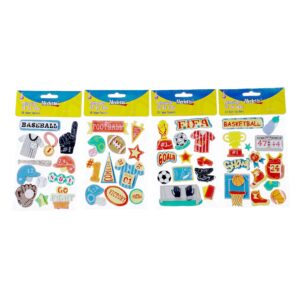 ART SUPPLIES MERLETTO 3D FOAM STICKER - SPORT