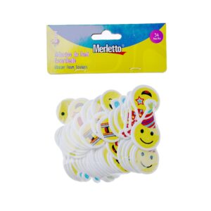 ART SUPPLIES MERLETTO FOAM ADHESIVE 54PCS HAPPY FACES