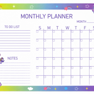 ART SUPPLIES MERLETTO PLANNER MONTHLY  WITH SHI.. 48PCS/CTN