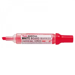 MARKER PENTEL WHITEBOARD EASYFLO CHISEL POINT RED INK