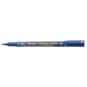 MARKER PENTEL PERMANENT FINE POINT BLUE INK