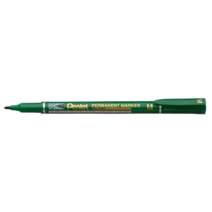 MARKER PENTEL PERMANENT FINE POINT GREEN INK