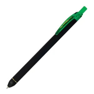 RETRACTABLE PENTEL ENERGEL ROLLER PEN KURO GREEN INK 0.7MM