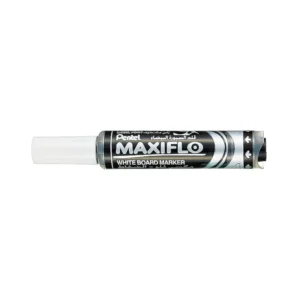 MARKER PENTEL WHITEBOARD MAXIFLO CHISEL POINT BLACK INK