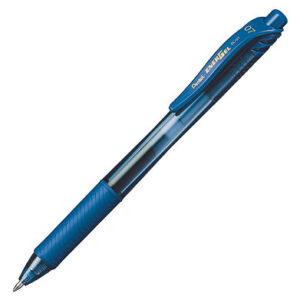 RETRACTABLE PENTEL ENERGEL ROLLER PEN NAVY INK 0.7MM
