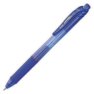 RETRACTABLE PENTEL ENERGEL ROLLER PEN BLUE INK 0.7MM