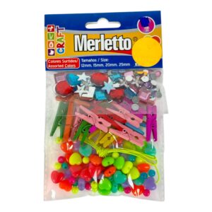 ART SUPPLIES CRAFT KIT IN 3 OF OPP BAG WITH HEADER
