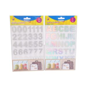 ART SUPPLIES LAPTOP STICKERS WITHFOIL IN OPP BAG WITH L-CARD