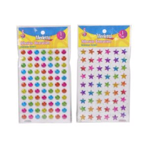 ART SUPPLIES POP UP STICKERS IN OPP BAG WITH BACK CARD PACKING