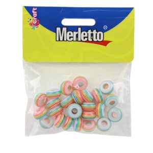 ART SUPPLIES 25PCS CRAFT BEADS IN OPP BAG WITH HEADER CARD PACKING