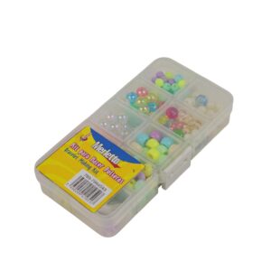 ART SUPPLIES 45G CRAFT BEADS IN HANGING PLASTIC BOX PACKING