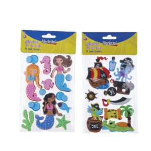 ART SUPPLIES 3D FOAM STICKERS ON PET SHEET IN OPP BAG WITH HEADER