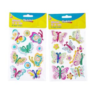 ART SUPPLIES 3D FOAM STICKERS ON PET SHEET IN OPP BAG WITH HEADER