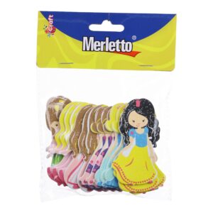 ART SUPPLIES FOAM STICKERS (PRINCESS) 18PCS