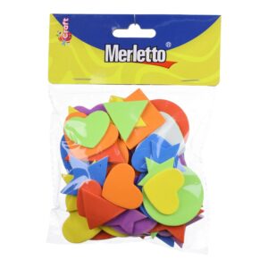 ART SUPPLIES  FOAM STICKERS (SHAPES) 60PCS