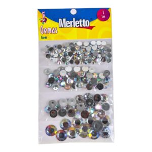 ART SUPPLIES BLING STICKERS IN POLYBAG 4PK WITH L-CARD PACKING
