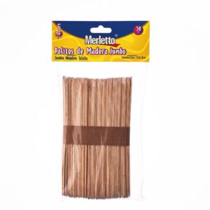 ART SUPPLIES NATURAL JUMBO WOODEN STICKS 50 PCS