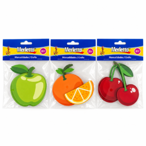 ART SUPPLIES MERLETTO FOAM STICKERS WITH HEADER CARD